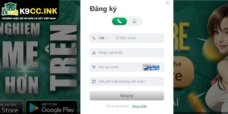 Đăng Ký K9CC Hướng Dẫn Cho Trải Nghiệm An Toàn Và Thuận Tiện 3 Hướng dẫn tạo tài khoản chi tiết cho anh em