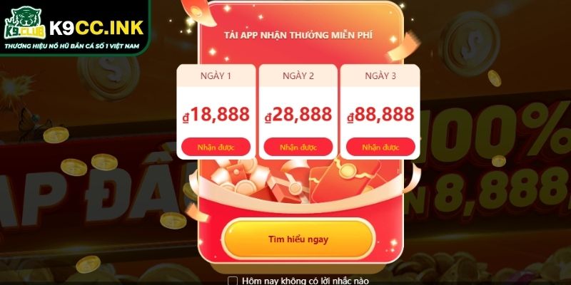 Khuyến Mãi K9CC Mới Nhất 2025 Đăng Ký Nạp Tiền HOT Nhất 1 Giới thiệu khuyến mãi K9CC