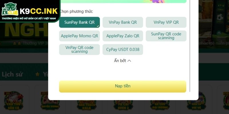 Nạp Tiền K9CC Hướng Dẫn Chi Tiết Từ A Đến Z Cho Cược thủ 3 Hướng dẫn quy trình giao dịch chi tiết cho newbie
